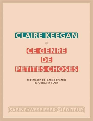 Pequeñas cosas como estas — Claire Keegan