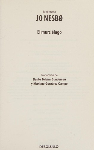 El murciélago — Jo Nesbø